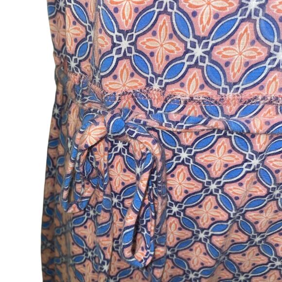 T by Talbots Pink BlueDress Soft Cotton Stretch Women's XL - Picture 3 of 8